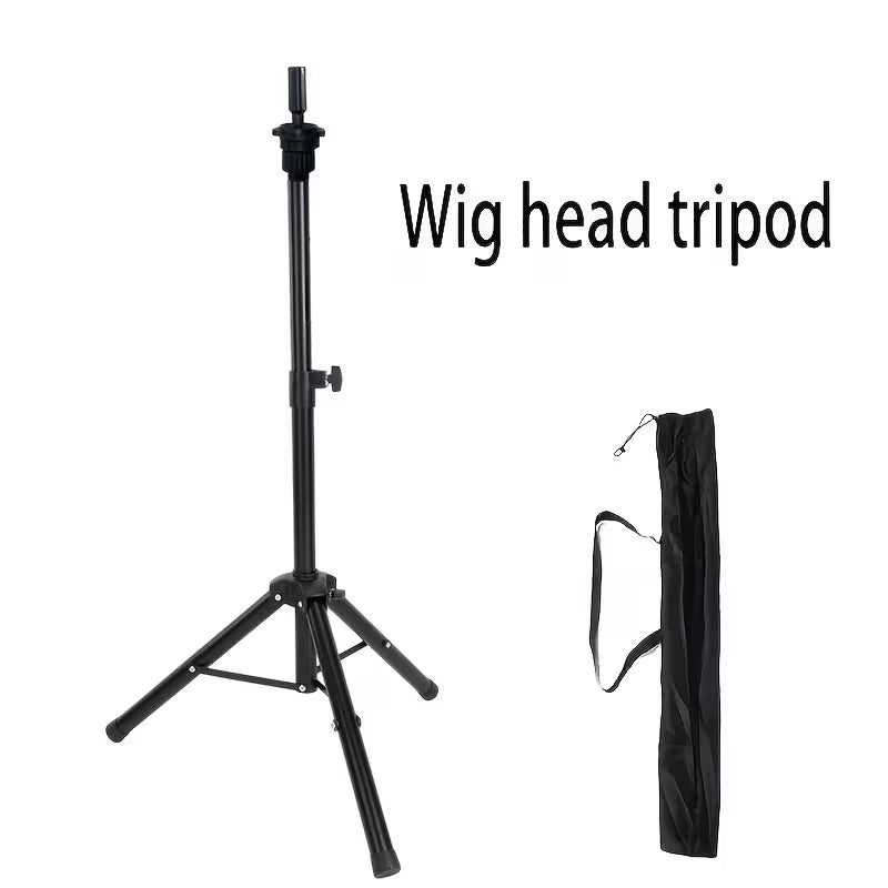 Prime Supplies Height-Adjustable Wig Stand Tripod 120  cm up to 180 cm