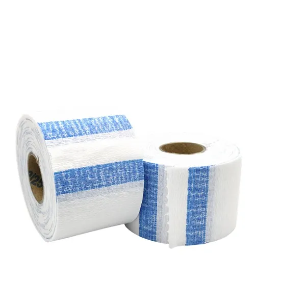 More For You White Neck Strips – 500 Pack | Barber Disposable Neck Paper (Elastic, Self-Adhesive)
 - White