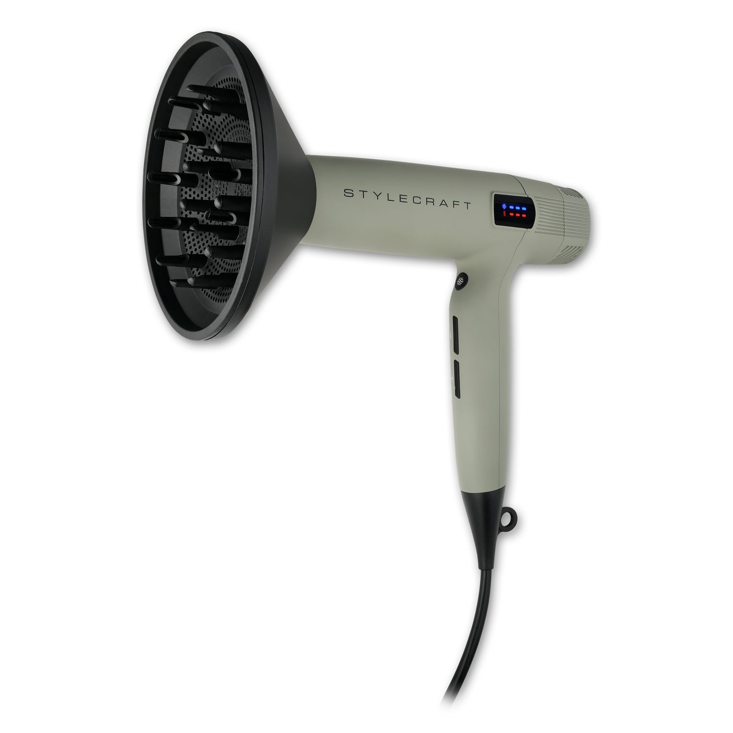 StyleCraft Sage Professional Lightweight Hair Dryer with Digital Brushless Motor