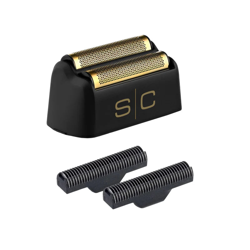 Stylecraft Instinct & Gamma Xceed Shavers Replacement Matte Black Titanium Replacement Foil and Cutter Set