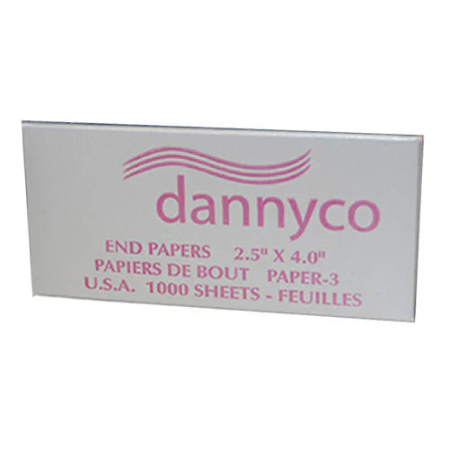 DANNYCO END PAPERS DISPENSER BOX 2.5" X 4"