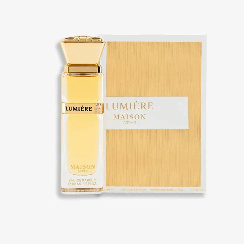Maison Asrar Lumière Eau de Parfum 110ml – Inspired by Erba Pura by Xerjoff