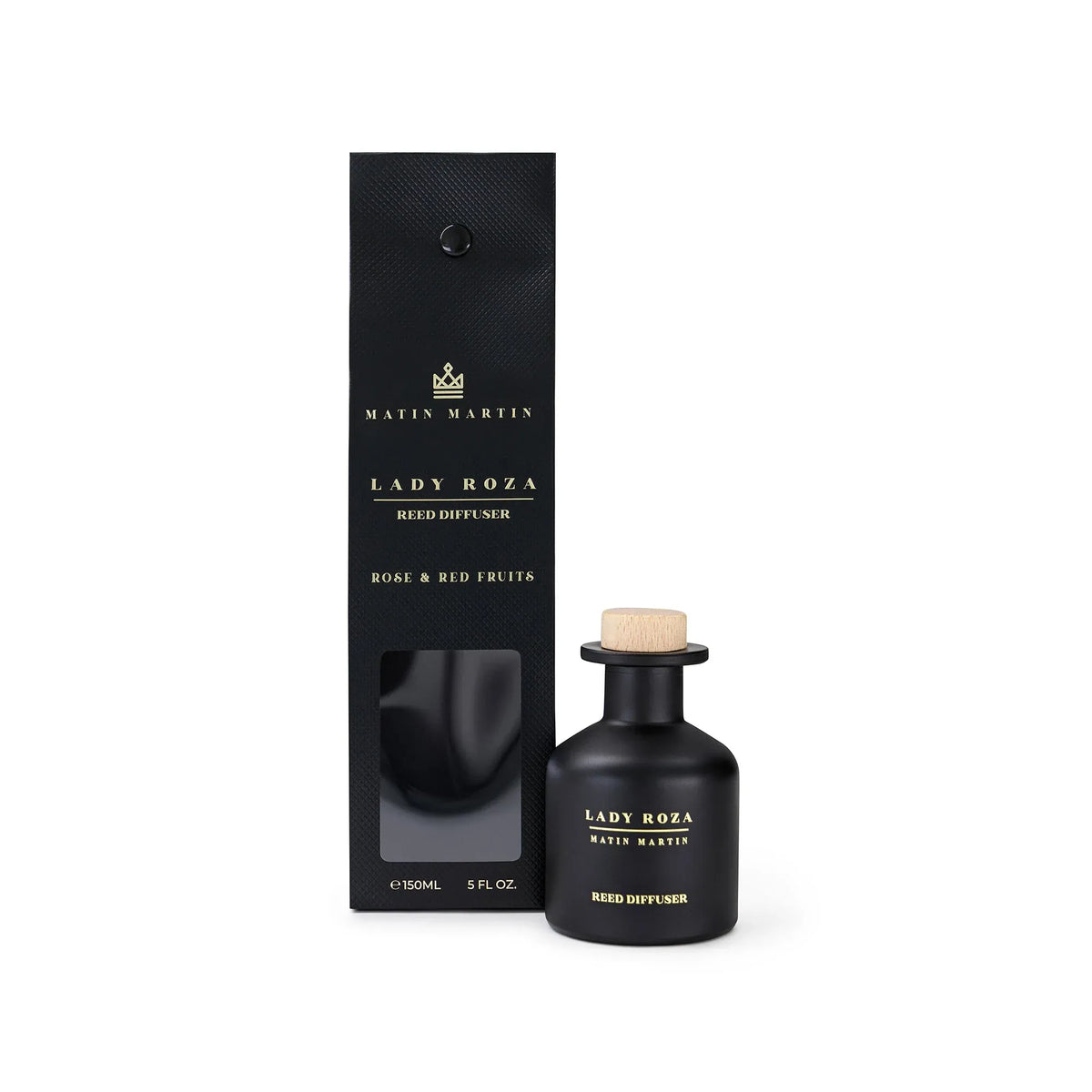 Matin Martin Lady Roza Reed Diffuser 150ml – Rose & Bergamot
