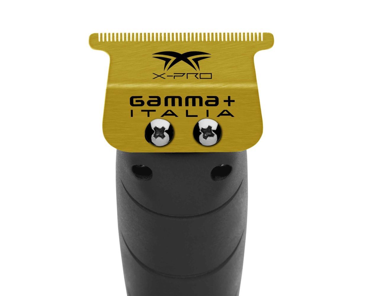 Stylecraft / Gamma+ X-Pro Wide Gold Titanium Fixed Blade & DLC The One Cutting Trimmer Blade Set