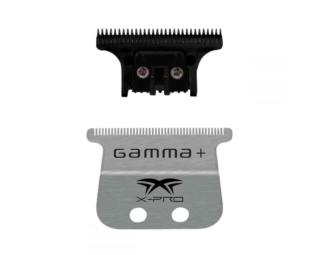 StyleCraft / Gamma+ X-Pro Wide Stainless Steel Trimmer Blade Set with Black Diamond Carbon DLC