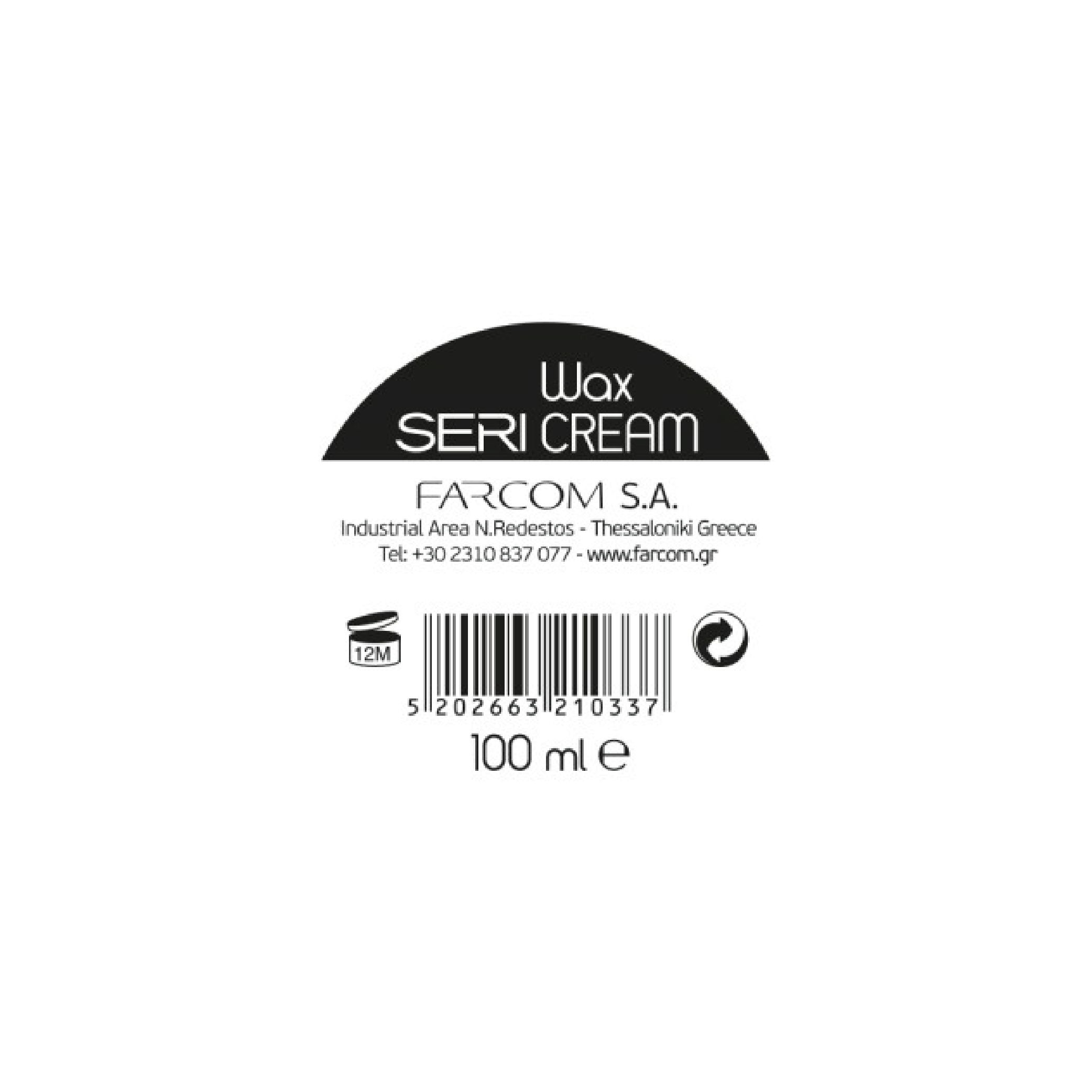 SERI Molding Wax Cream: Natural Hold & Matte Finish