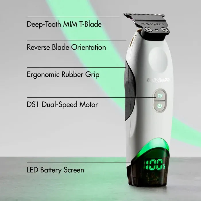 BaBylissPRO x Tomb45 Limited Edition Wireless Charging Trimmer - White