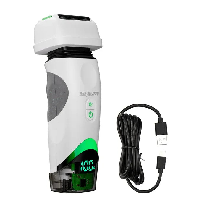 BaBylissPRO x Tomb45 Limited Edition Wireless Charging Double Foil Shaver - White (FXT45FSTW)
