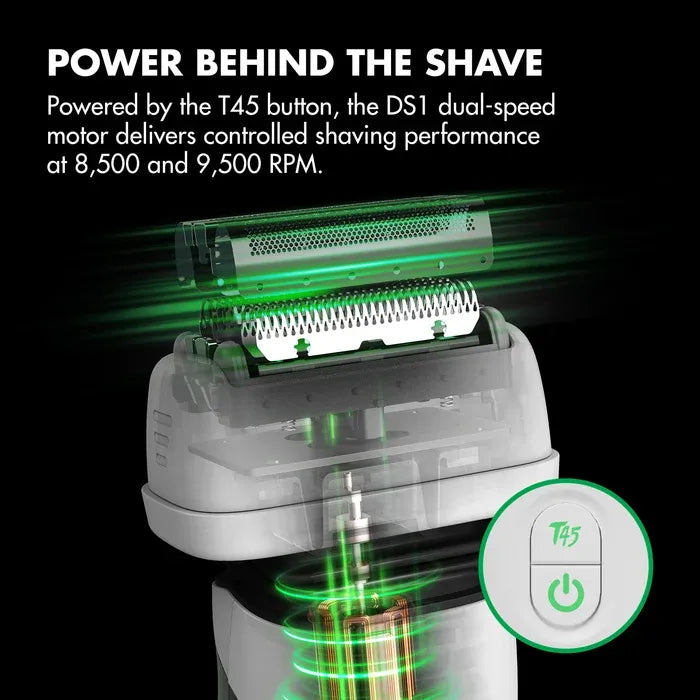 BaBylissPRO x Tomb45 Limited Edition Wireless Charging Double Foil Shaver - White (FXT45FSTW)