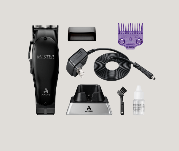 Andis Black Master Cordless Special Edition Li Clipper – professional cordless hair clipper with high-speed motor, ergonomic design, and sleek black finish for smooth, precise cuts