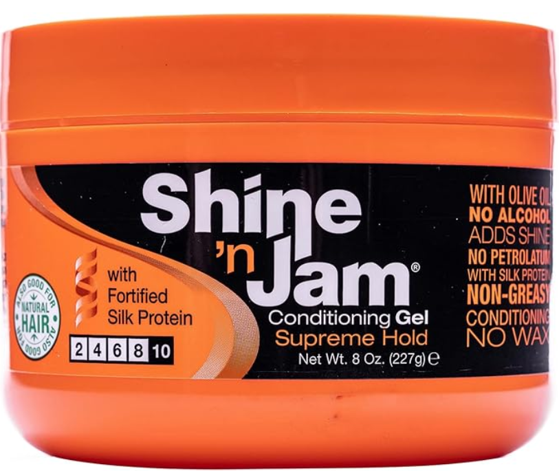 Ampro Shine 'n Jam Conditioning Gel – Extra Hold 8 oz
