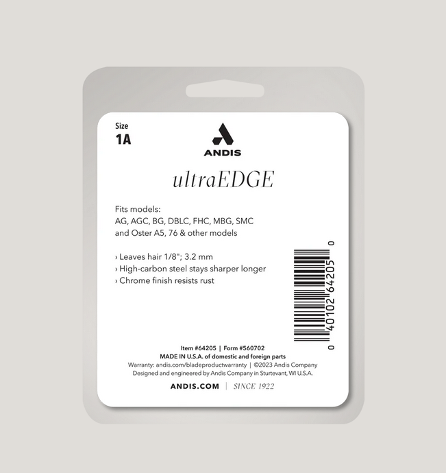 Andis UltraEdge Detachable Blade, Size 1A