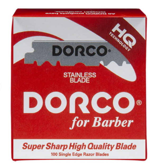 Dorco Stainless Steel Single Edge Razor Blades – 100 Count