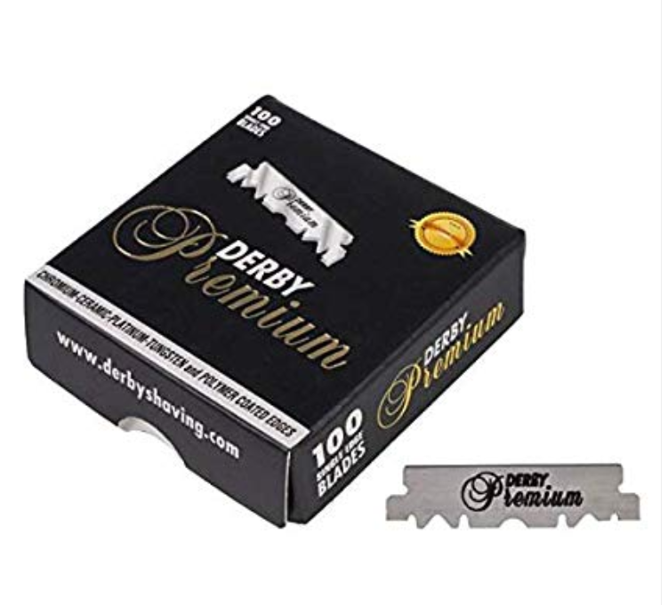 Derby Premium Single Edge Razor Blades – 100 Count
