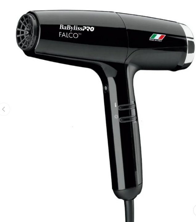 BaBylissPRO Falco Italian High-Speed Digital Hair Dryer – Black & Silver