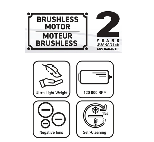 InFashion T Light Pro Dryer – Rose Gold Edition