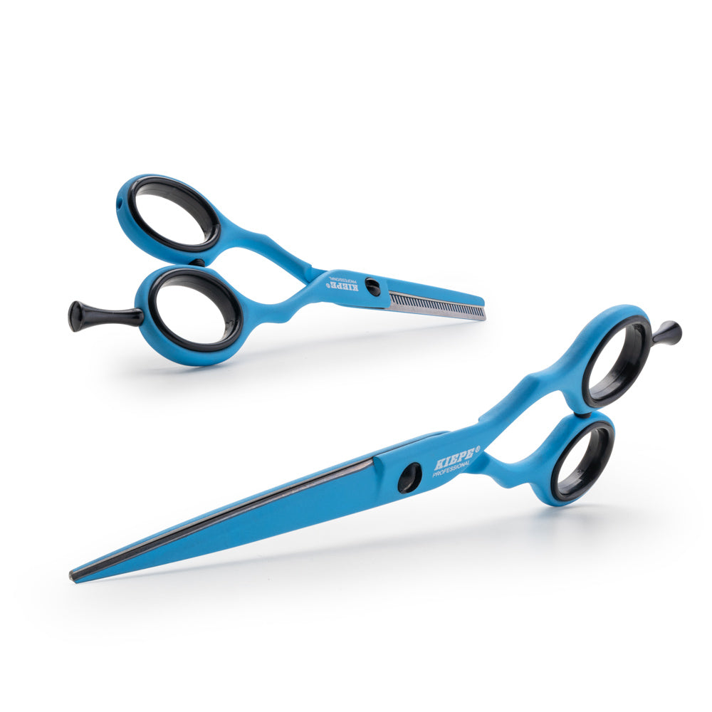 Kiepe Professional BLUE OCEAN Hairdressing Scissors Set 5.5”