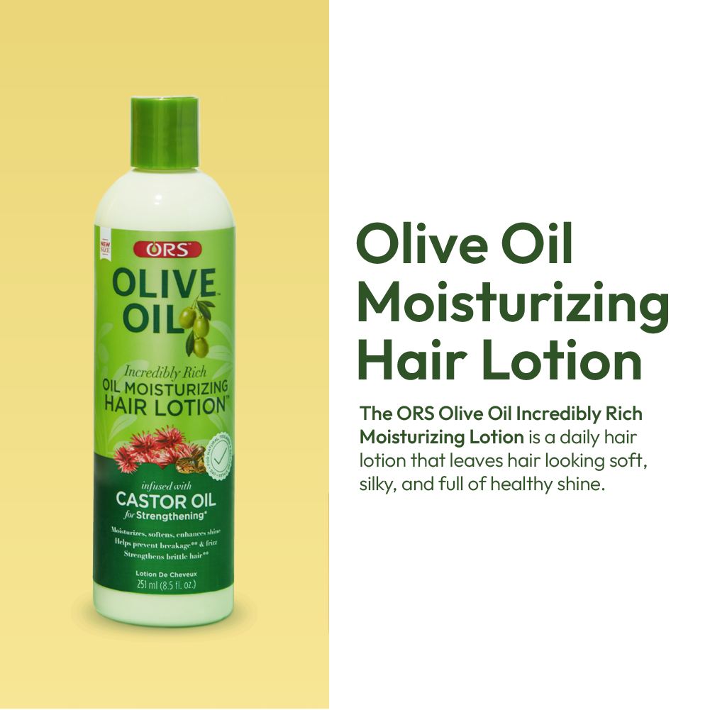 ORS Olive Oil Incredibly Rich Oil Moisturizing Hair Lotion – 8.5 oz / 251 ml
