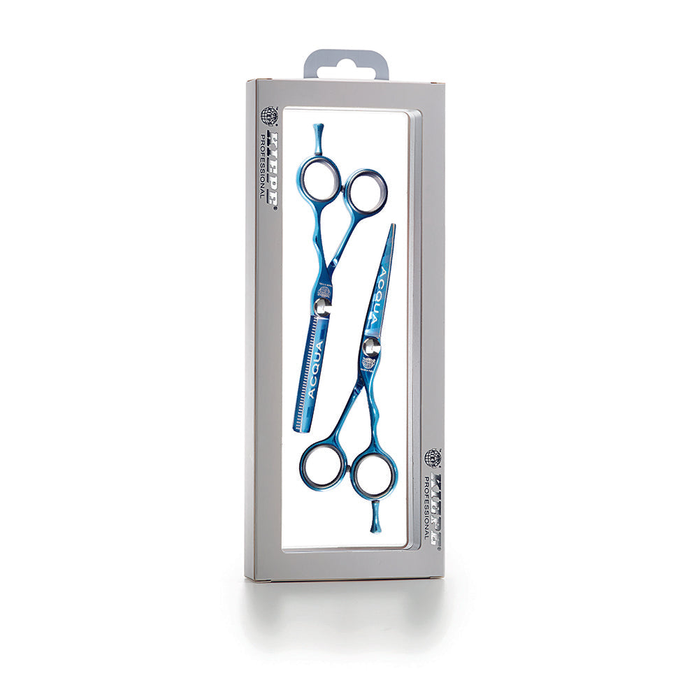 Kiepe Acqua Professional 5.5" Hair Cutting & Thinning Scissors Set