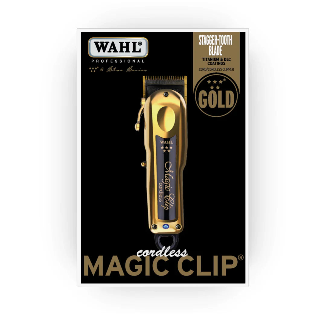 WAHL 5-Star Cordless Lithium Magic Clip – Gold Edition