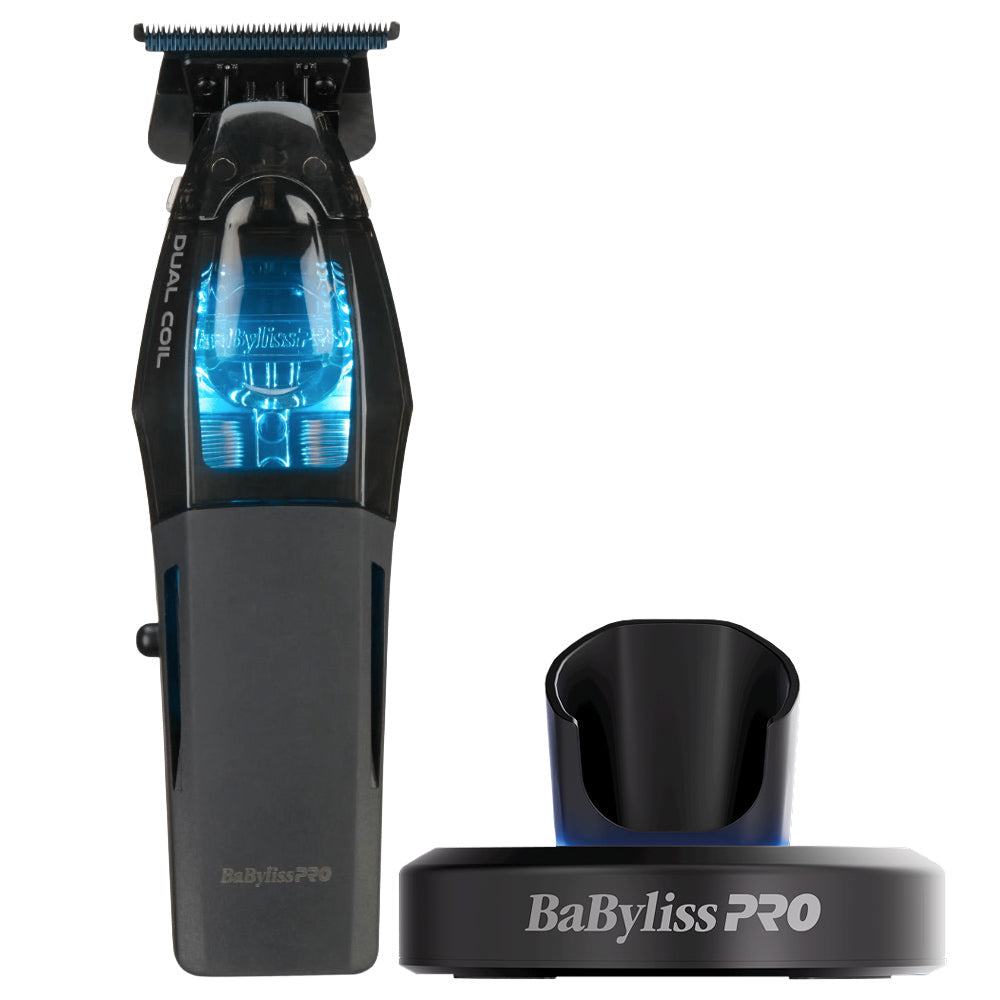 BaBylissPRO Combo Dual-Coil Motor Clipper & Trimmer with Charging Stands FX95C & FX95T - Super Power Motors