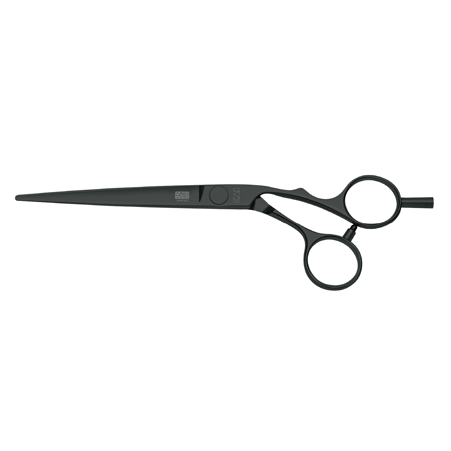Kasho Offset Hair Shears – 6.5" Silver Series