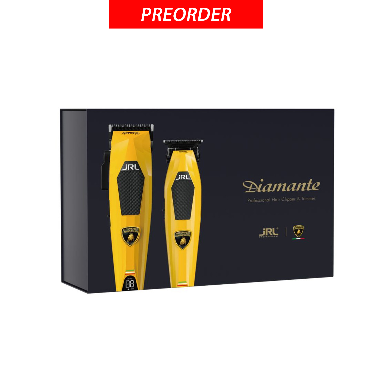 JRL x Lamborghini Diamante Clipper & Trimmer Duo – Yellow Edition