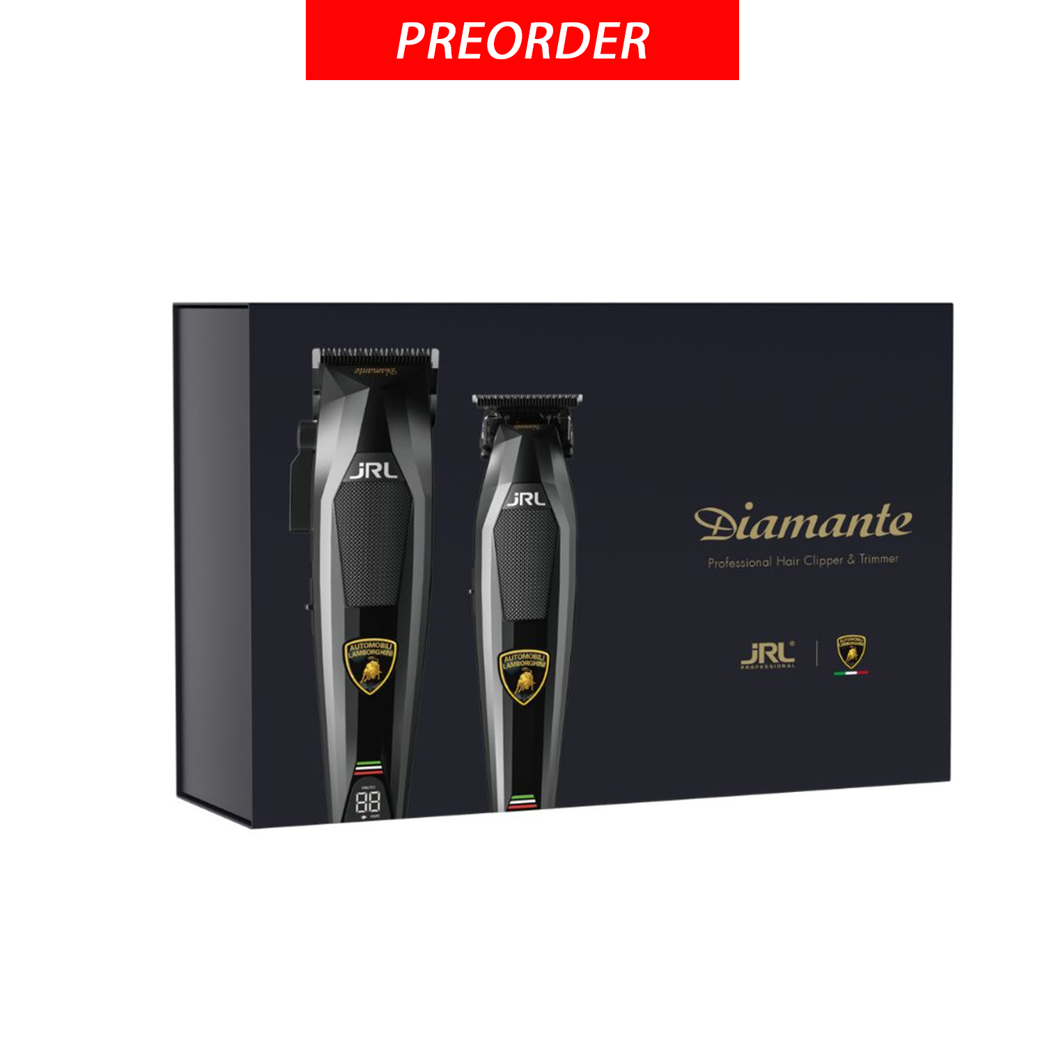 JRL x Lamborghini Diamante Clipper & Trimmer Duo – Black Edition