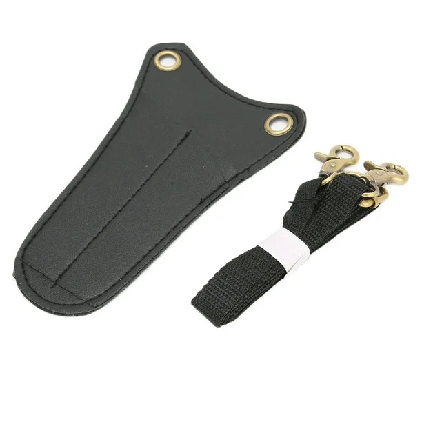 Leather Scissors Holster with Hanging Buckle – Adjustable