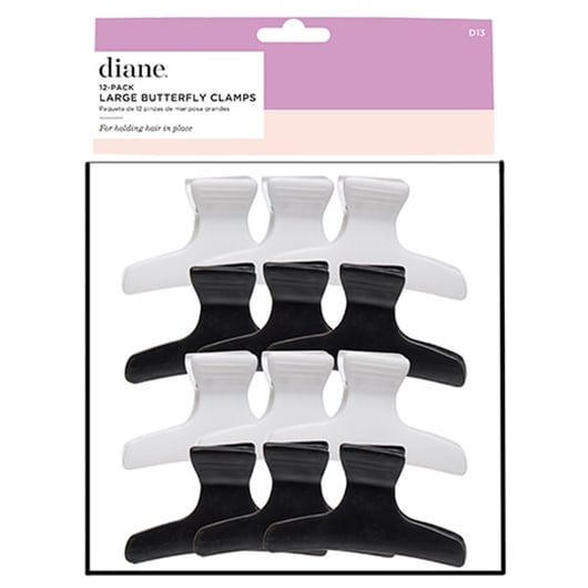 Diane Large Butterfly Clamps 3 1/4", 12 Pack