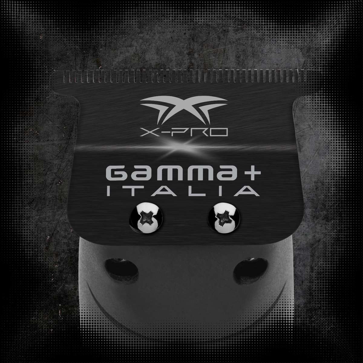 Gamma+ X‑Pro Super‑Sharp Gold‑Titanium & DLC Deep‑Tooth Trimmer Blade Set