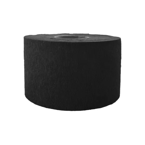 More For You Black Neck Strips – 500 Pack | Barber Disposable Neck Paper (Elastic, Self-Adhesive)