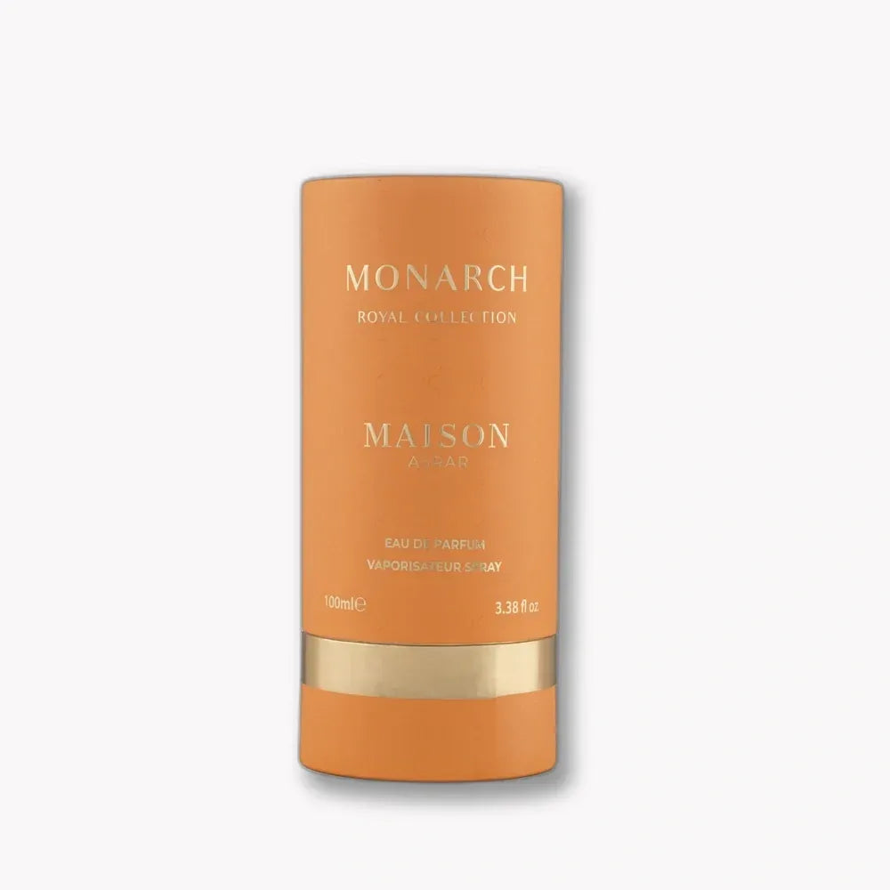 Maison Asrar Monarch Eau de Parfum 100ml – Inspired by Bitter Peach by Tom Ford