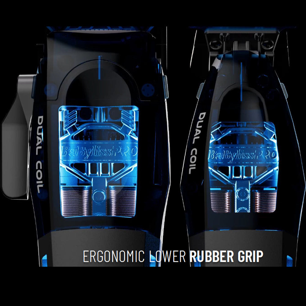 BaBylissPRO Combo Dual-Coil Motor Clipper & Trimmer with Charging Stands FX95C & FX95T - Super Power Motors