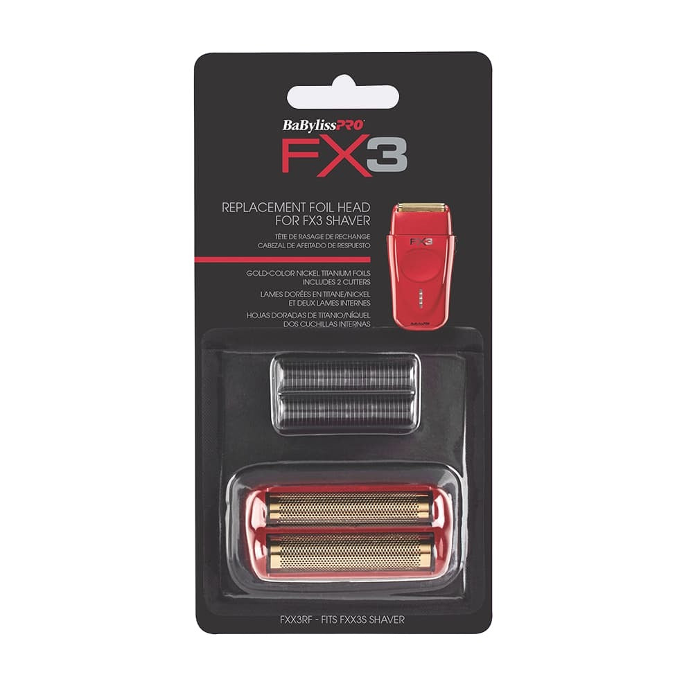 BABYLISSPRO® REPLACEMENT FOILS & CUTTERS FOR FX3 SHAVER - FXX3RF