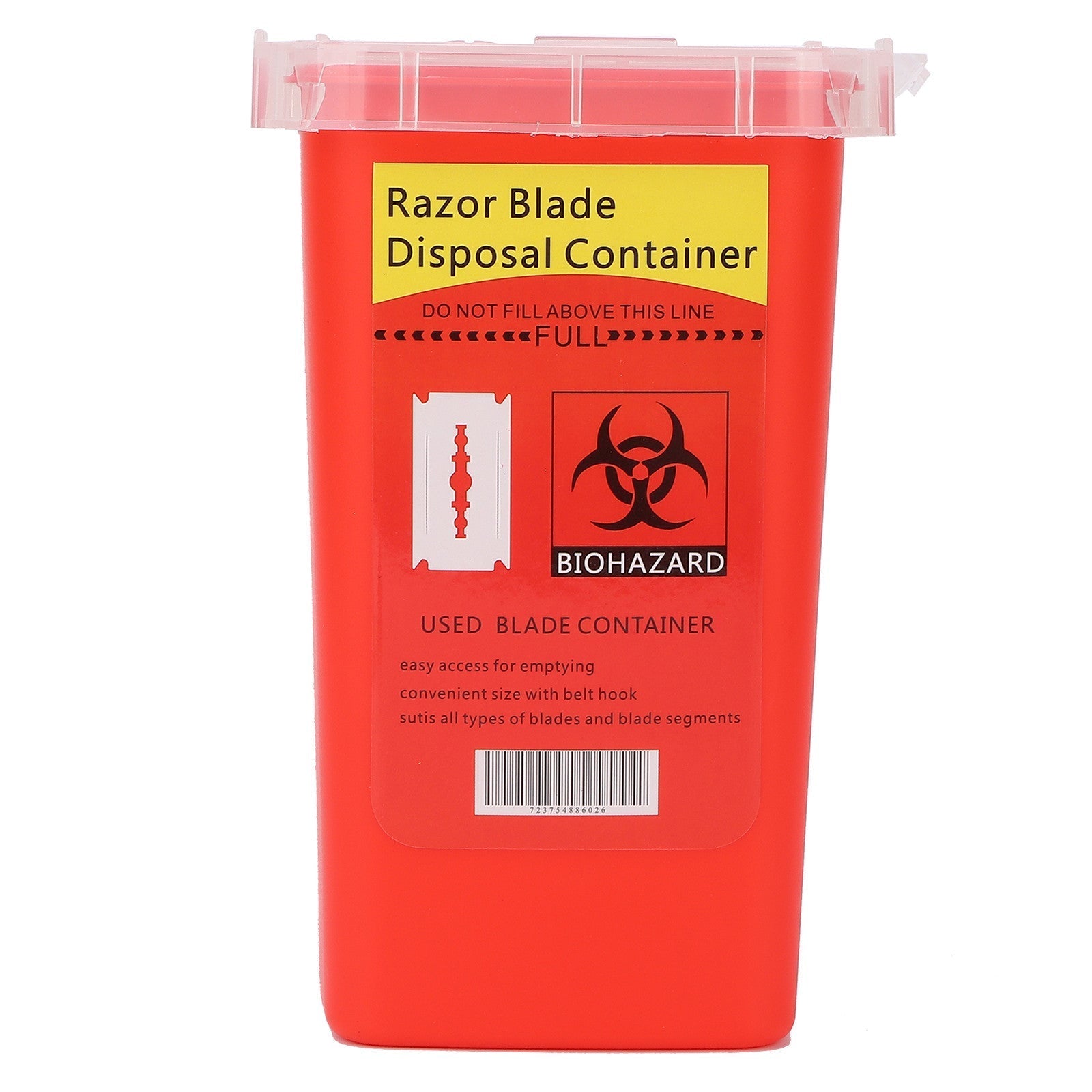 Rezor Blade Disposal Container