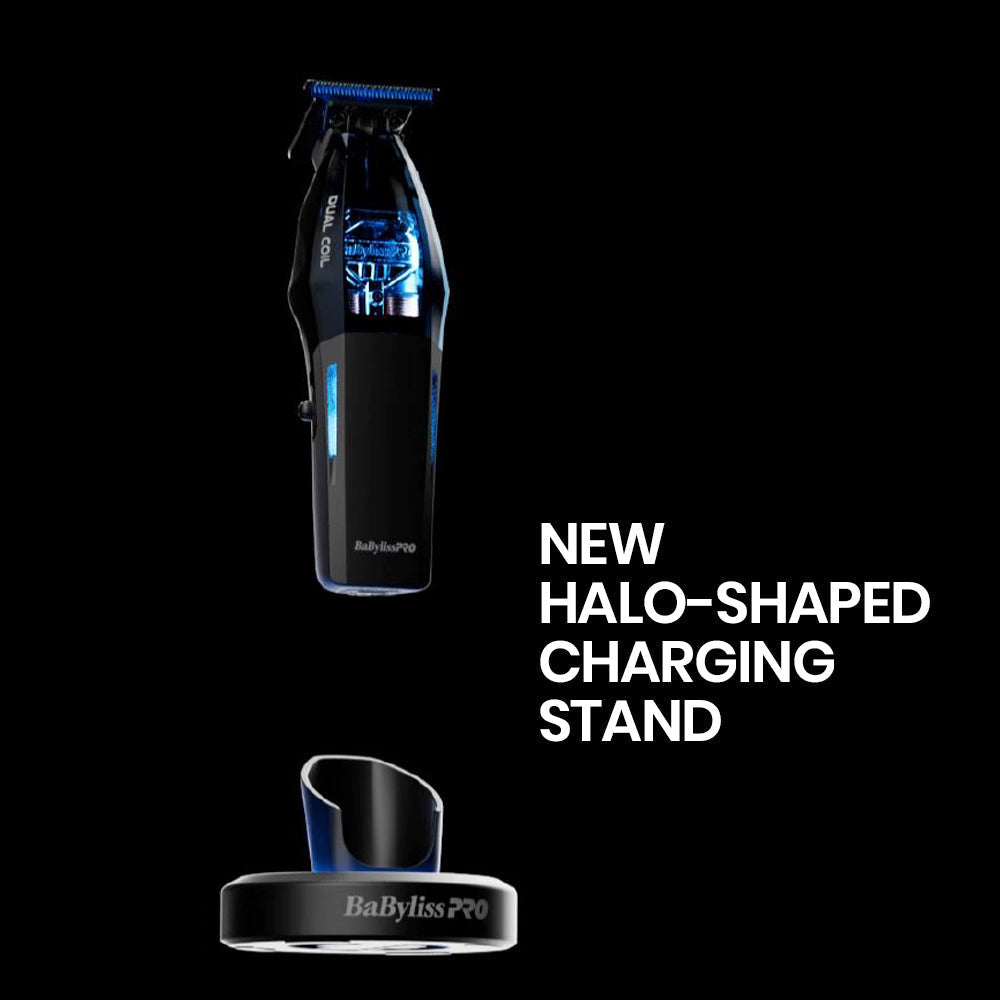 BaBylissPRO Combo Dual-Coil Motor Clipper & Trimmer with Charging Stands FX95C & FX95T - Super Power Motors