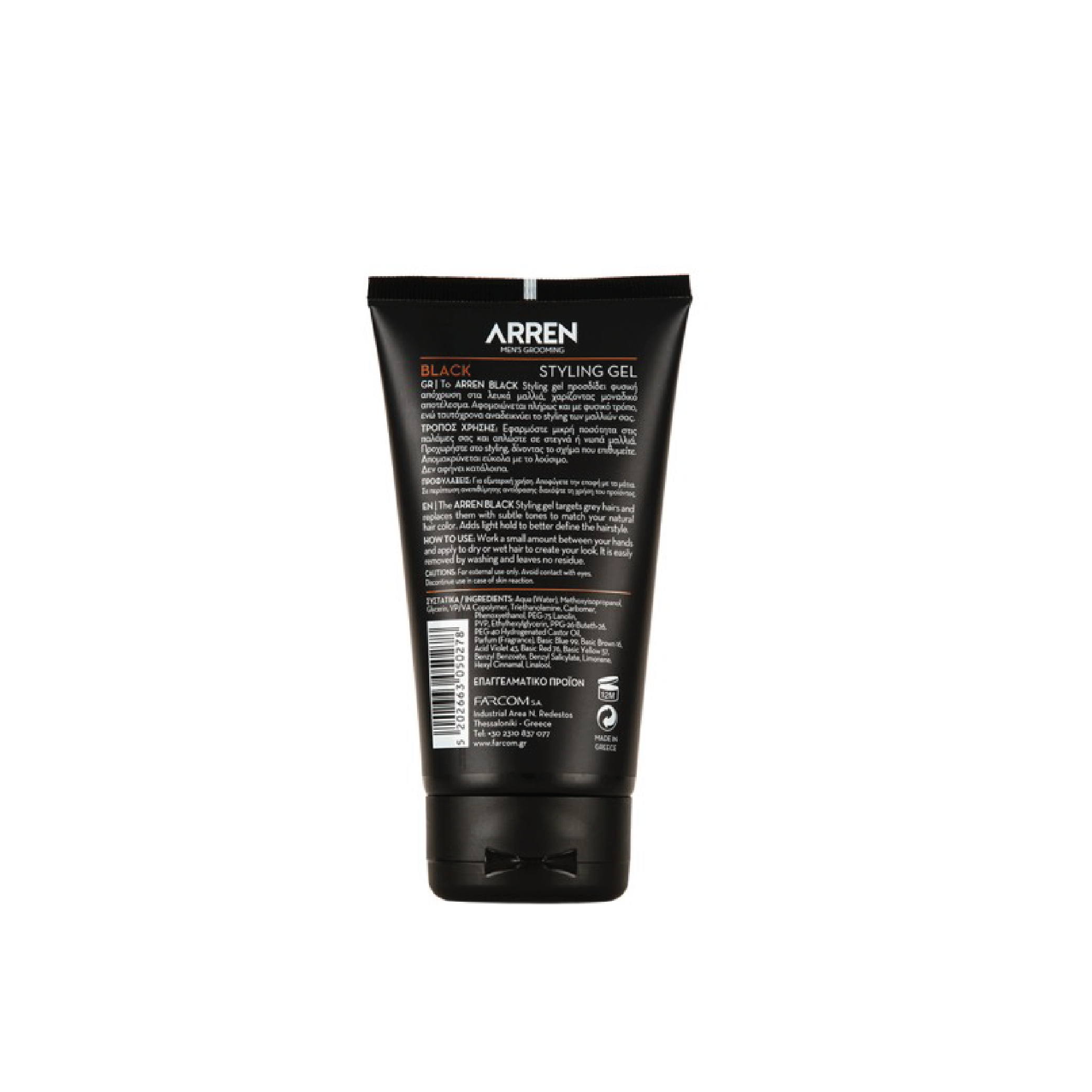 ARREN BLACK STYLING GEL 150ML