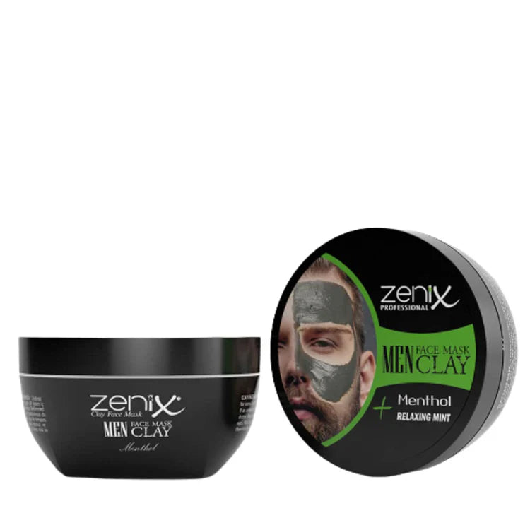 Zenix Men Face Mask Clay Menthol Relaxing Mint 350 gr