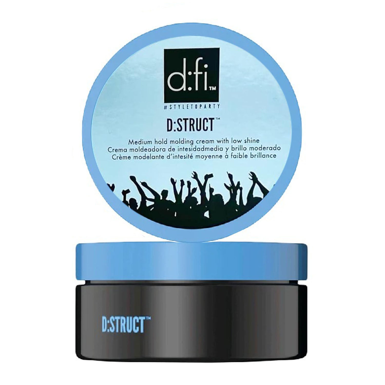 D:fi D:Struct Medium Hold Molding Creme – Low Shine, 2.6 oz