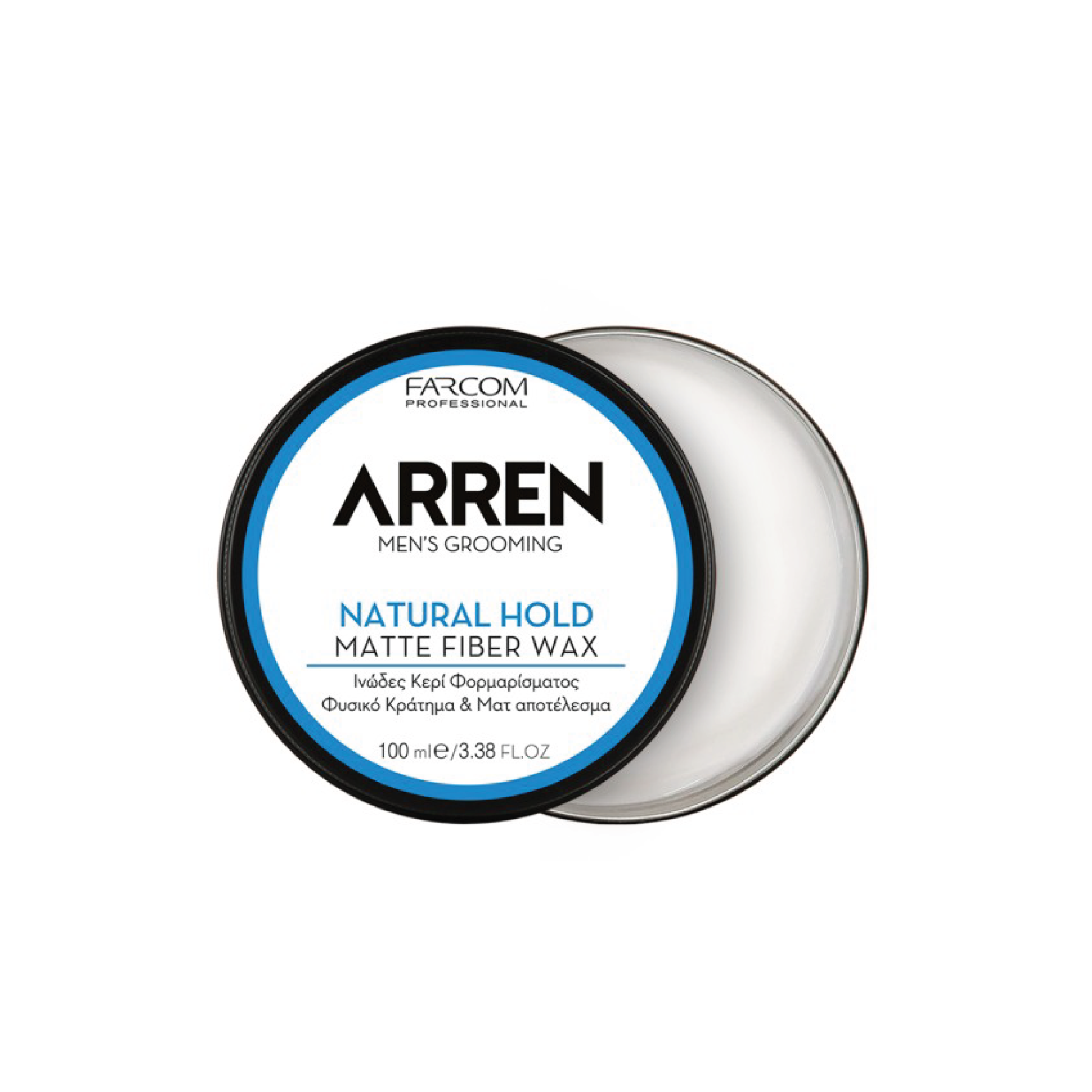 ARREN Matte Fiber Wax 100ml – styling wax with natural hold and matte finish, giving flexible control and texture for effortlessly defined hairstyles.