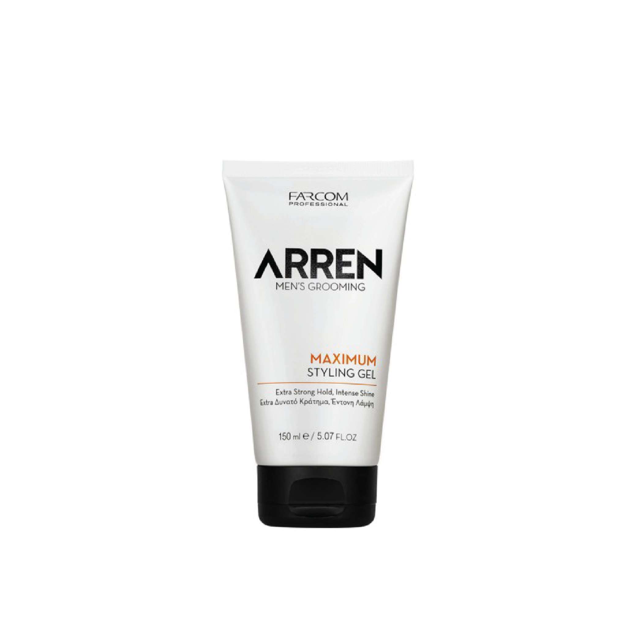 ARREN Styling Gel Maximum Hold 150ml – extra strong styling gel that provides maximum hold and intense shine for long-lasting, sculpted hairstyles.