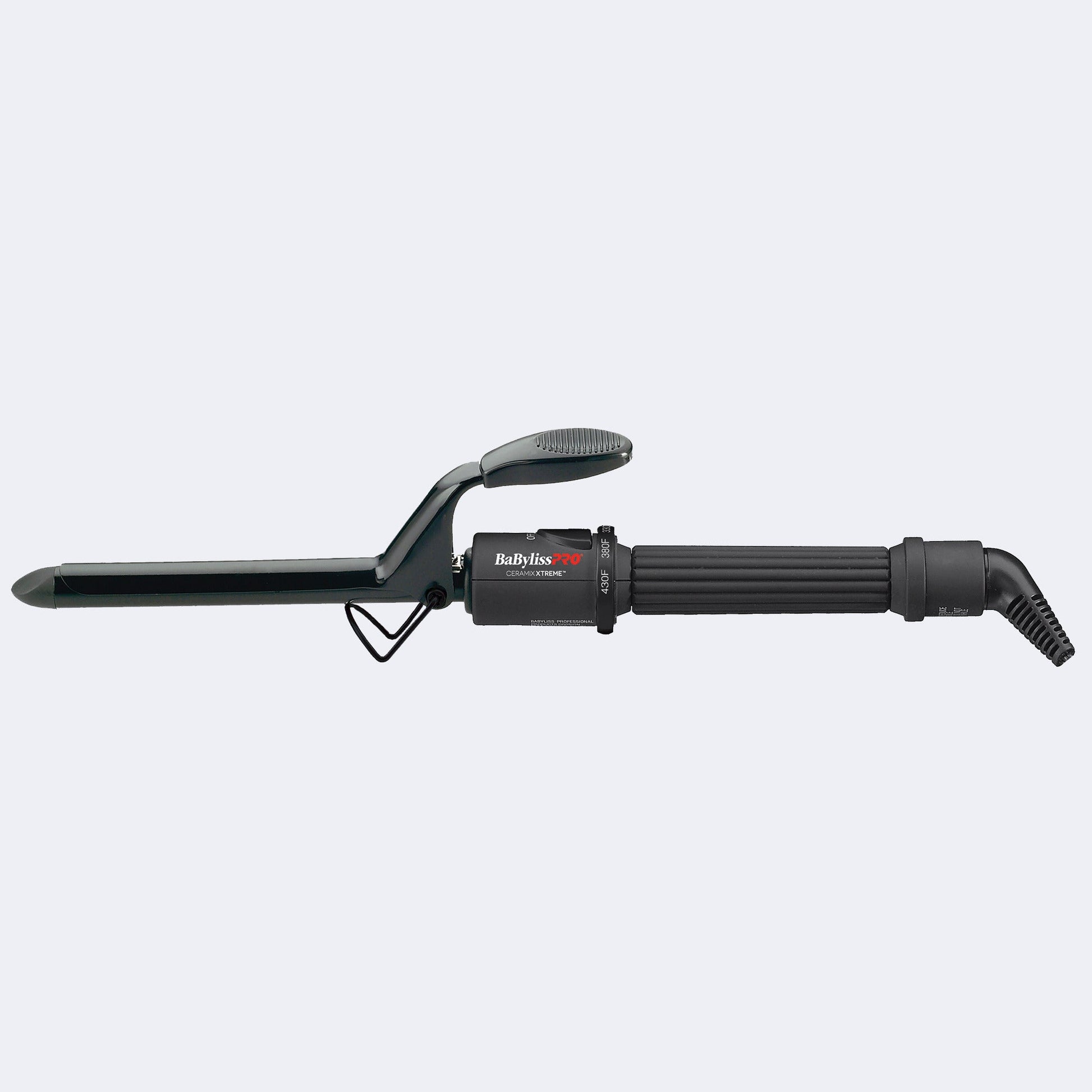 BaBylissPRO Ceramix Xtreme 5/8 inch ceramic curling iron with spring handle and swivel cord
