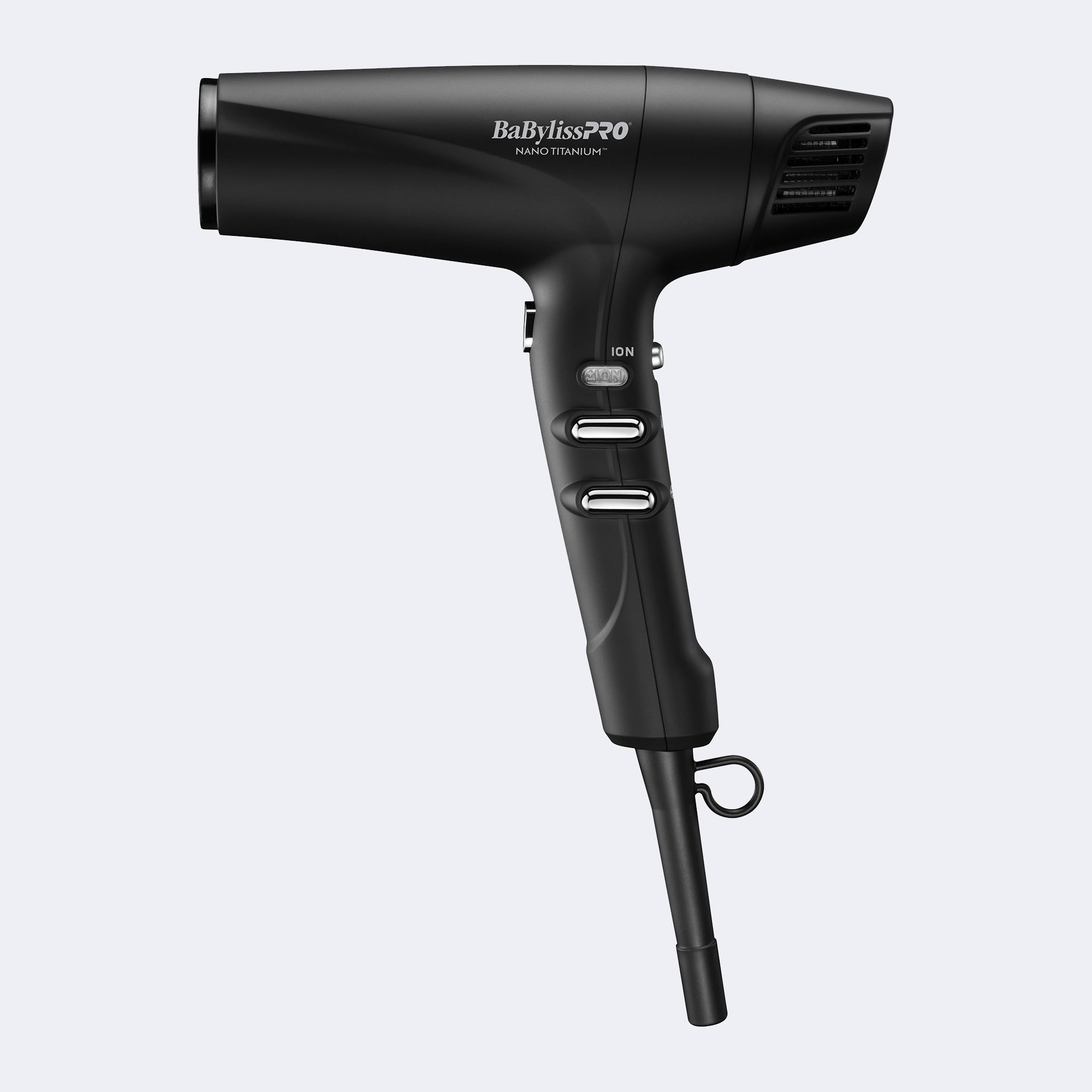 BaBylissPRO Nano Titanium High-Speed Dual Ionic Hairdryer (Black)