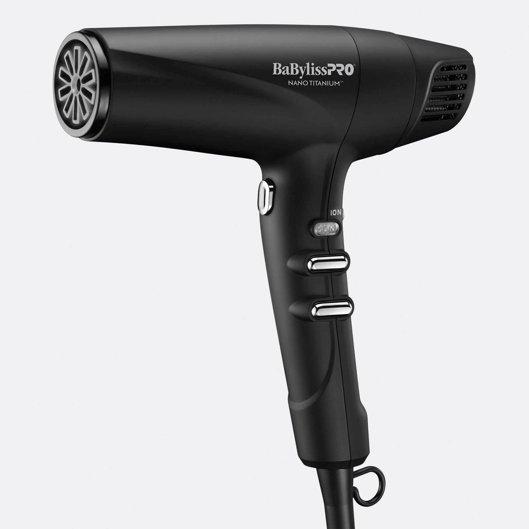 BaBylissPRO Nano Titanium High-Speed Dual Ionic Hairdryer (Black)
