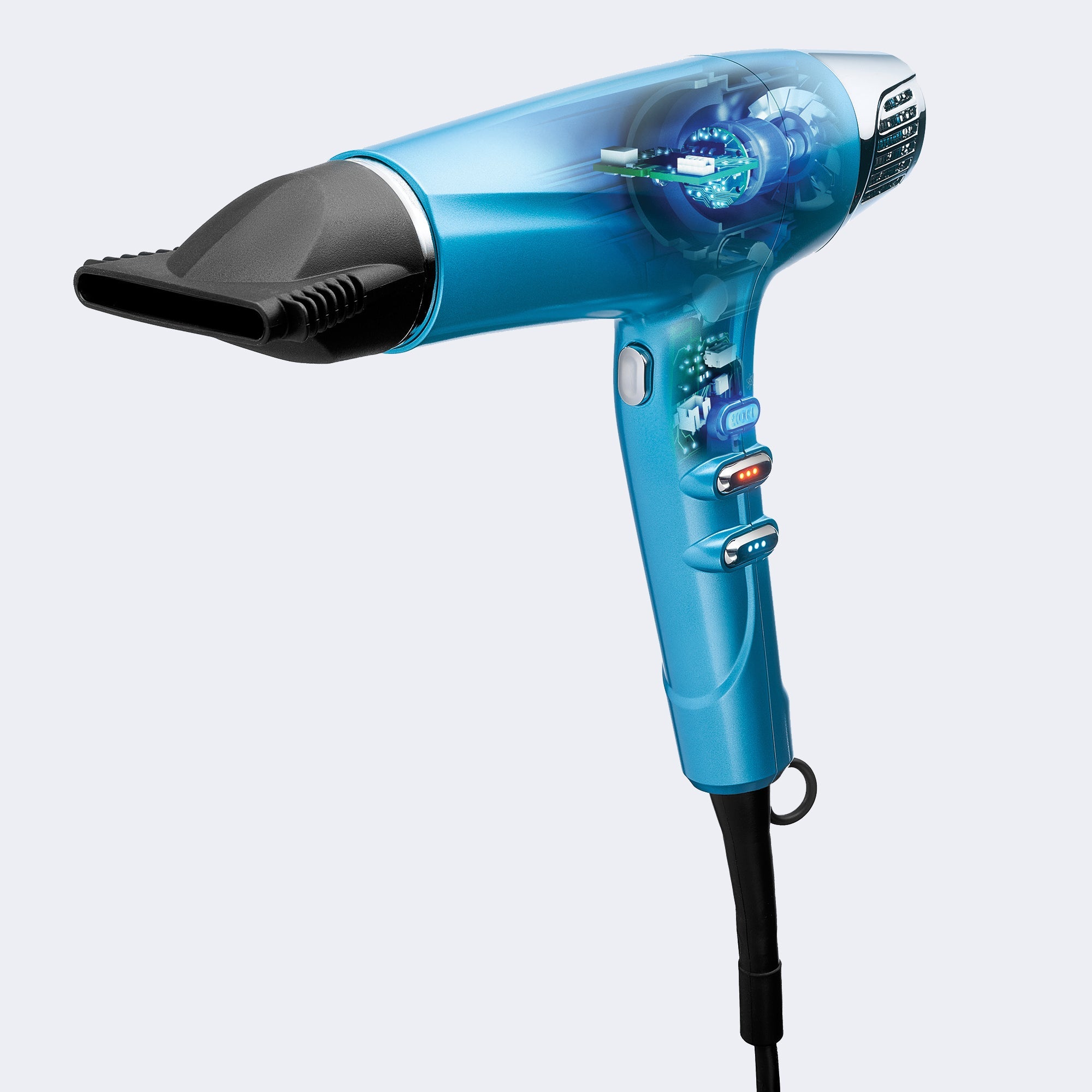 BaBylissPRO Nano Titanium Dual Ionic High-Speed Hairdryer (Blue)