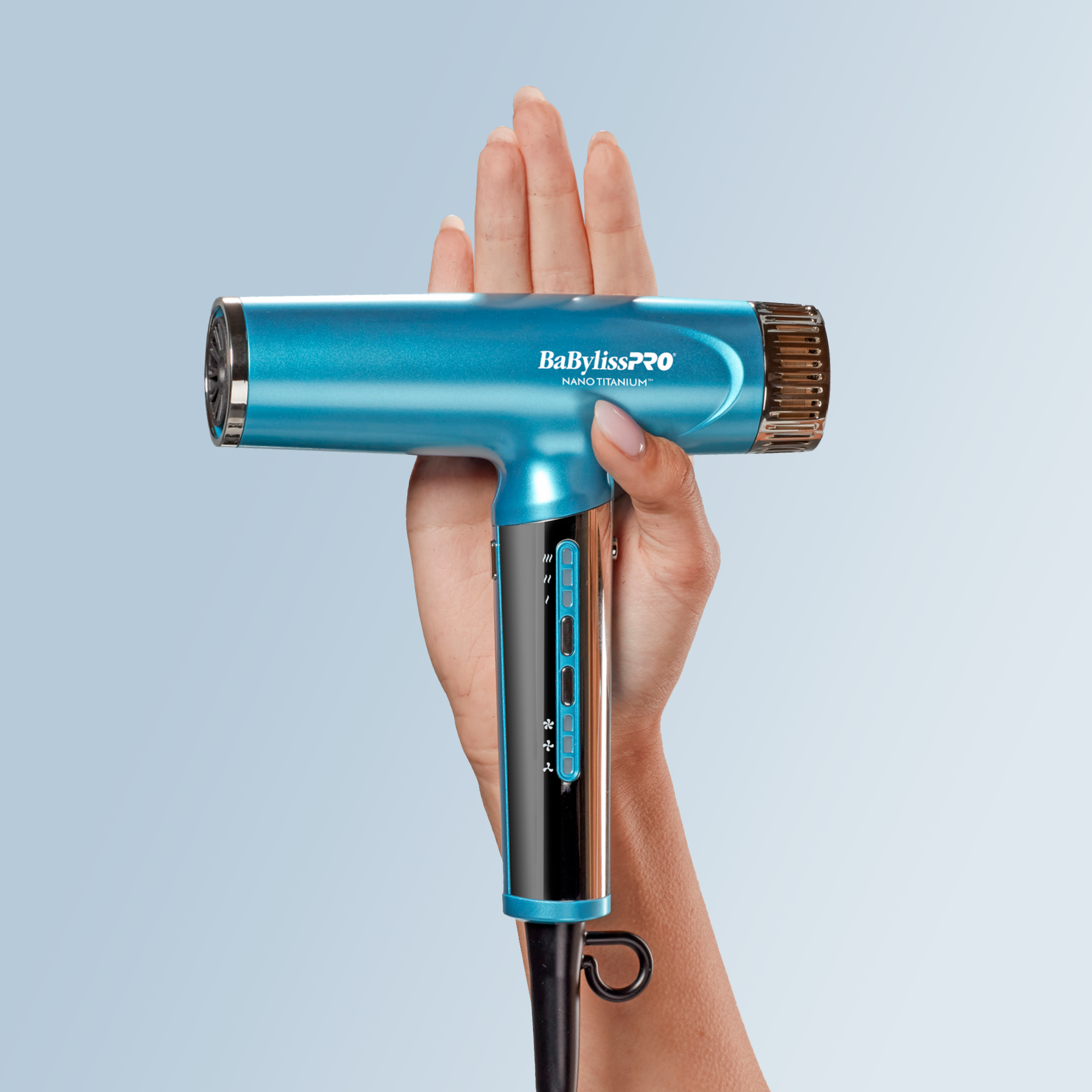 BaBylissPRO Nano Titanium High-Speed Nano Light Hairdryer (Blue)