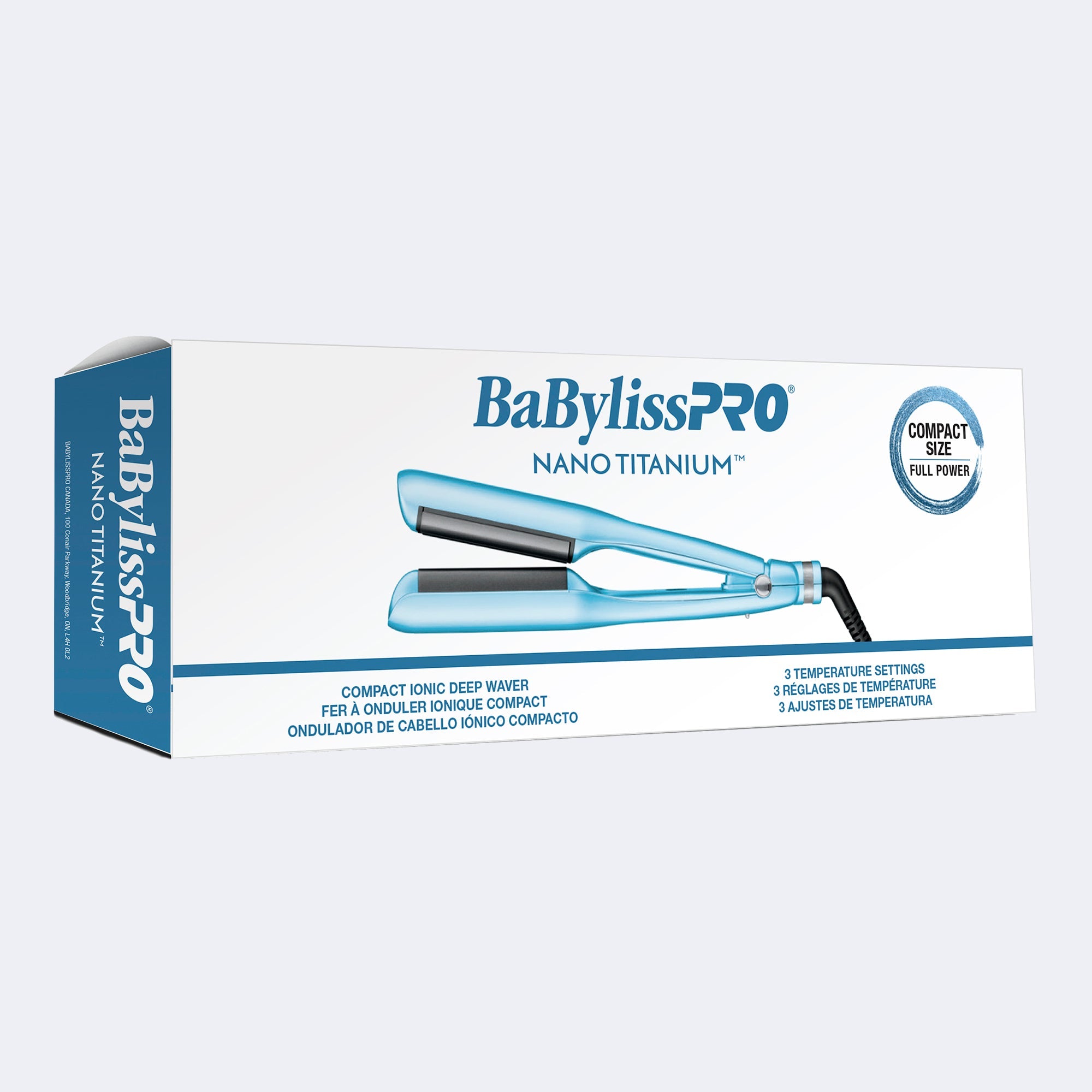 BaBylissPRO Nano Titanium Compact Ionic Deep Waver