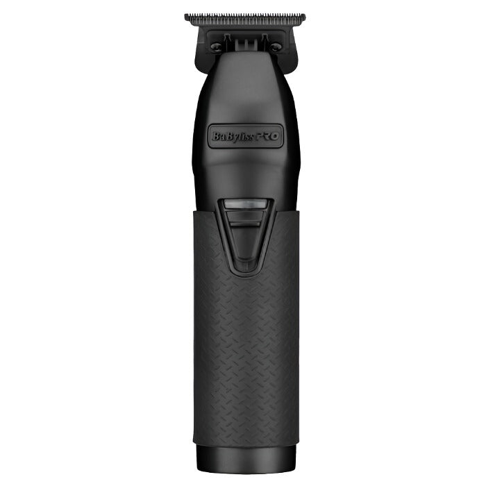 BaBylissPRO Boost+ SkeletonFX Trimmer Matte Black – professional cordless detailing trimmer with exposed T-blade.