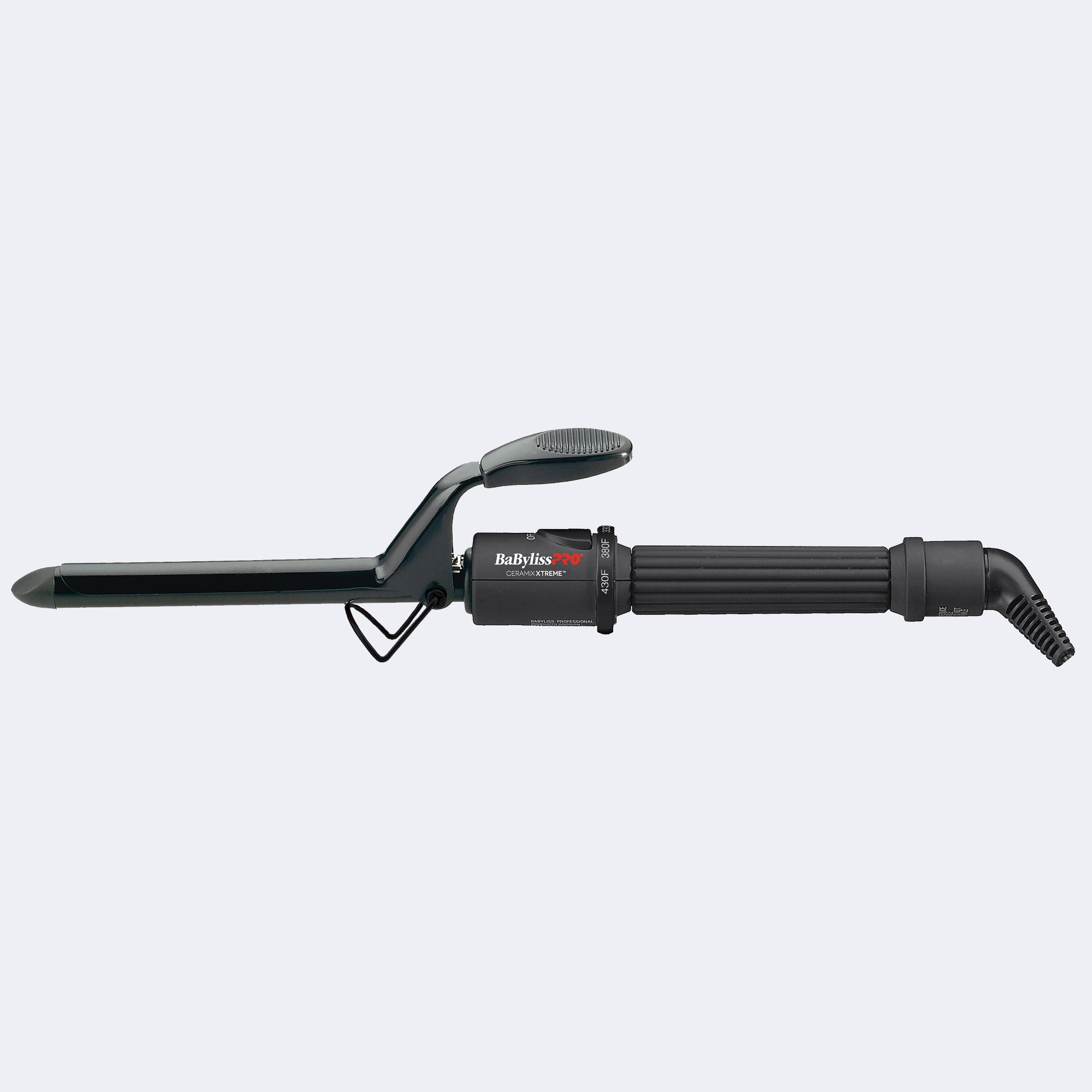  “BaBylissPRO Ceramix Xtreme 5/8 inch ceramic curling iron with ridged handle, cool tip and swivel cord”